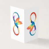 Rainbow Hummingbird with Infinity symbol (Outside)