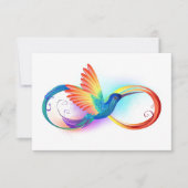 Rainbow Hummingbird with Infinity symbol (Front)
