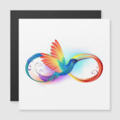 Rainbow Hummingbird with Infinity symbol (Front/Back)
