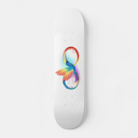 Rainbow Hummingbird with Infinity symbol