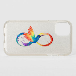 Rainbow Hummingbird with Infinity symbol Speck iPhone 11 Case