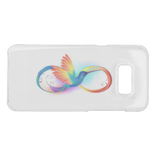 Rainbow Hummingbird with Infinity symbol Uncommon Samsung Galaxy S8+ Case
