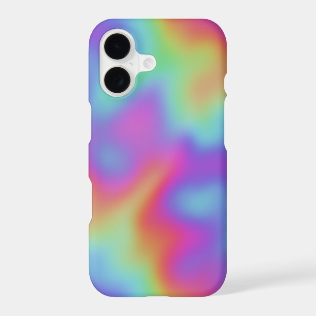 rainbow hypercolor neo : iPhone case (Back)