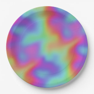 rainbow hypercolor neo : paper plates