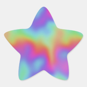 rainbow hypercolor neo : star sticker