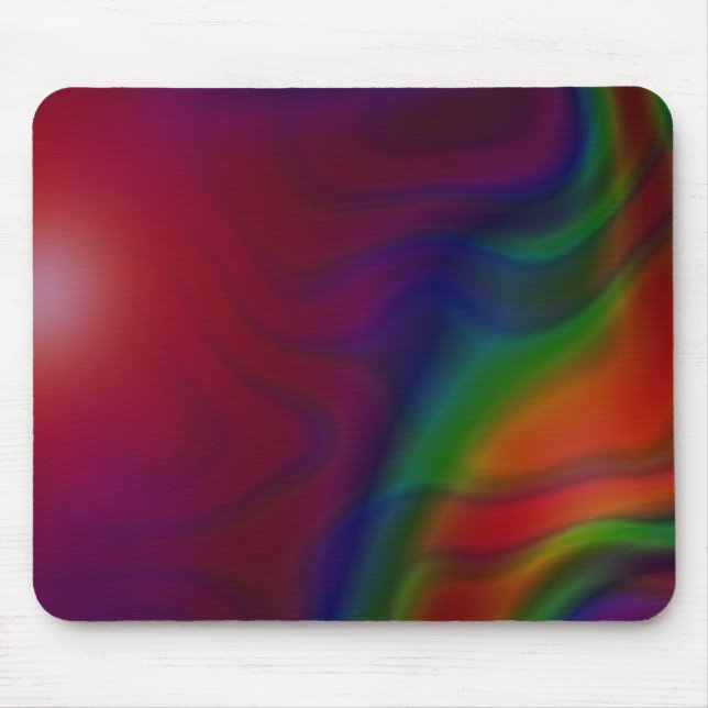 Rainbow Ice Mousepad (Front)