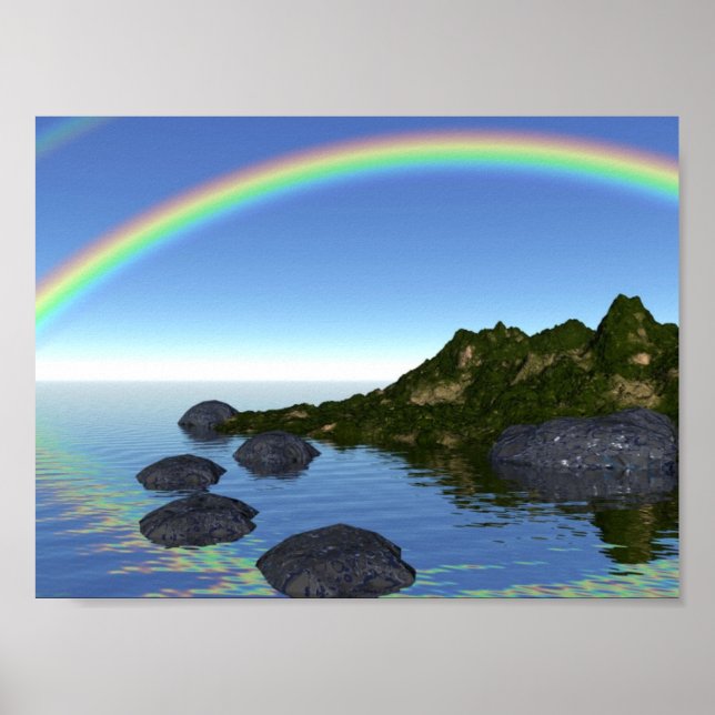 rainbow Iceland Poster (Front)