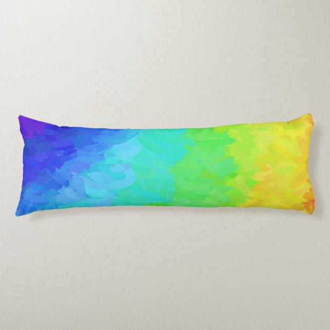Rainbow Icy Body Pillow (Front)