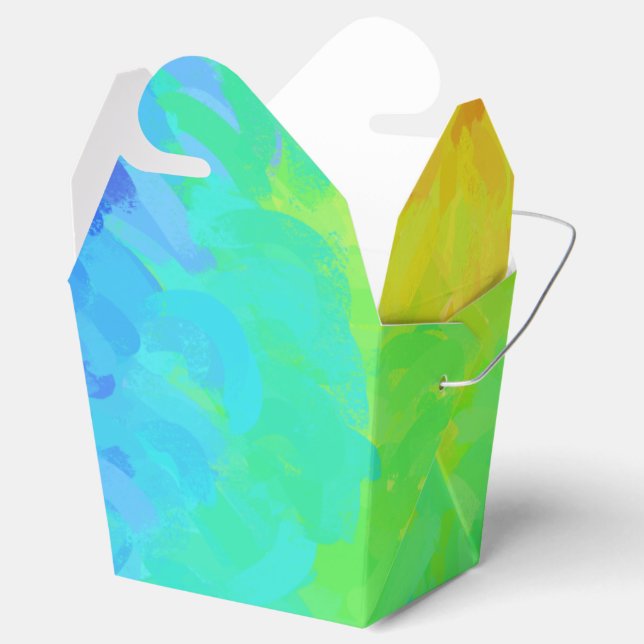 Rainbow Icy Favor Boxes (Opened)