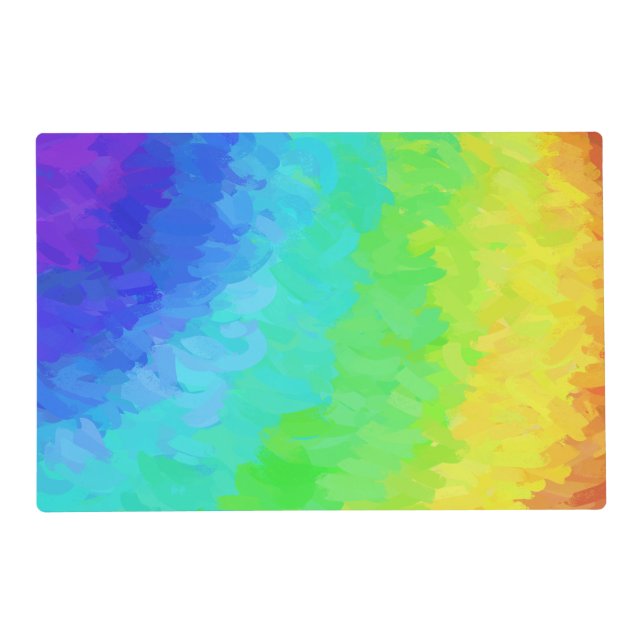 Rainbow Icy Placemat (Front)