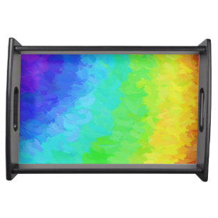 Rainbow Icy Serving Tray