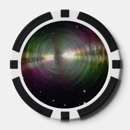 Rainbow Image of the Egg Nebula Poker Chips