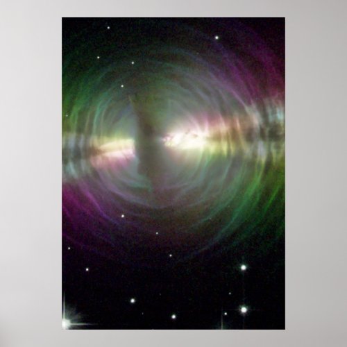 Rainbow Image of the Egg Nebula Poster