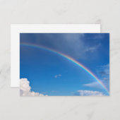 Rainbow in a Blue Sky (Front/Back)
