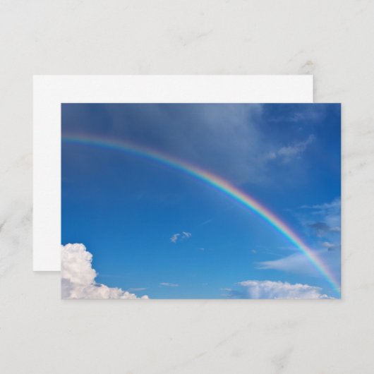 Rainbow in a Blue Sky (Front/Back)