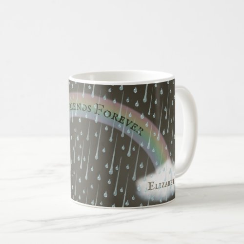 Rainbow in a Storm Inspirational Custom Message Coffee Mug