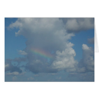 Rainbow in clouds cards