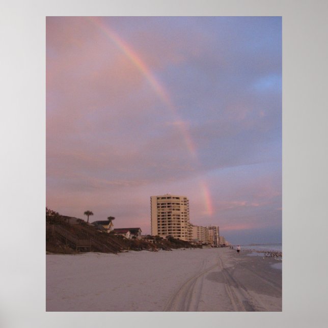 Rainbow in Daytona Beach Print (Front)
