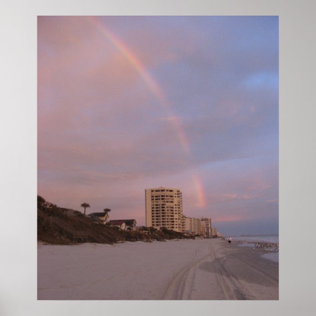 Rainbow in Daytona Beach Print (Front)