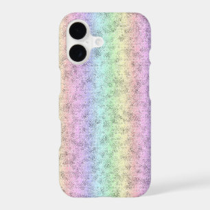 Rainbow in Elephant Skin Leather Optik iPhone 17 Case