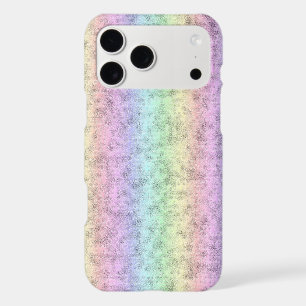 Rainbow in Elephant Skin Leather Optik iPhone 17 Pro Max Case