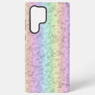 Rainbow in Elephant Skin Leather Optik Samsung Galaxy S22 Ultra Case