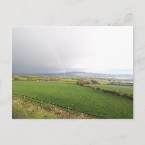 Rainbow in Ireland Postcard