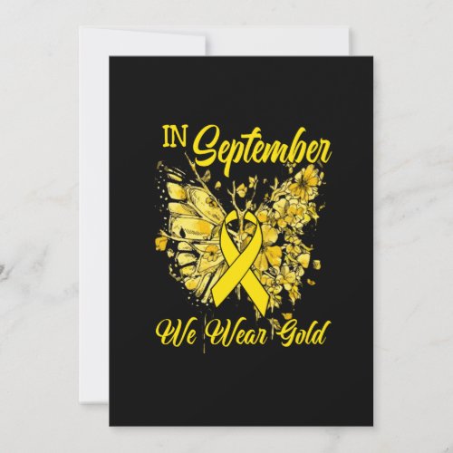 Rainbow In September We Wear Gold Childhood Cancer Save The Date