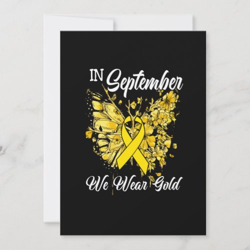 Rainbow In September We Wear Gold Childhood Cancer Save The Date