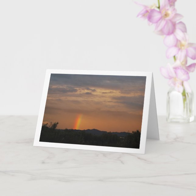 Rainbow in Spanish Sky Card (Orchid)