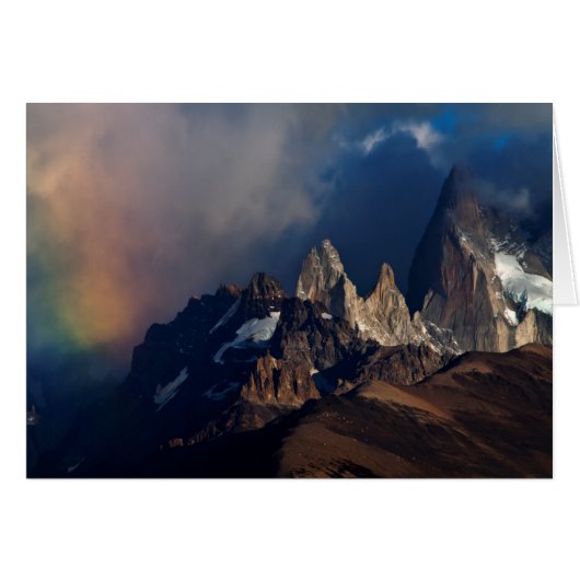 Rainbow In The Andes Cards (Front Horizontal)