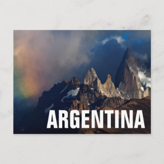 Rainbow In The Andes Postcard