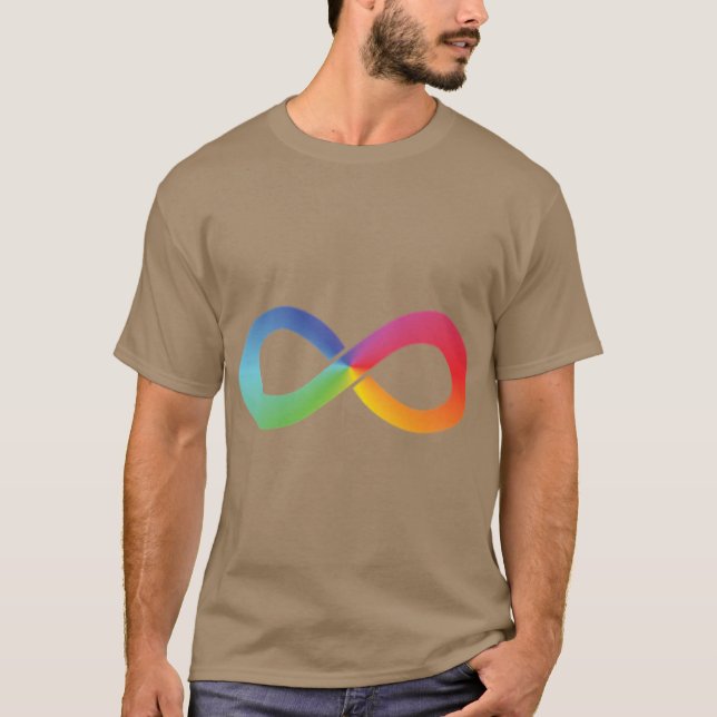 Rainbow Infinity Autism Awareness Neurodiversity g T-Shirt (Front)