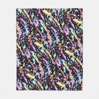 rainbow ink splash extreme : fleece blanket
