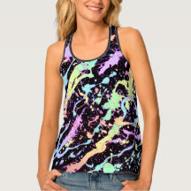 rainbow ink splash extreme : tank top