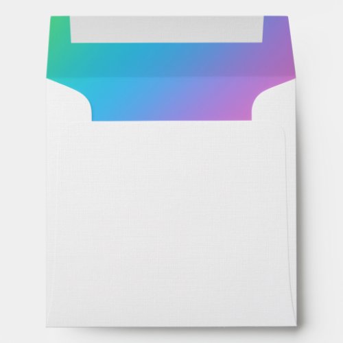 Rainbow Inside Solid Color Envelopes