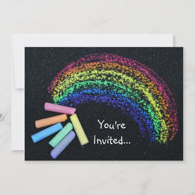 Rainbow Invitation (Front)