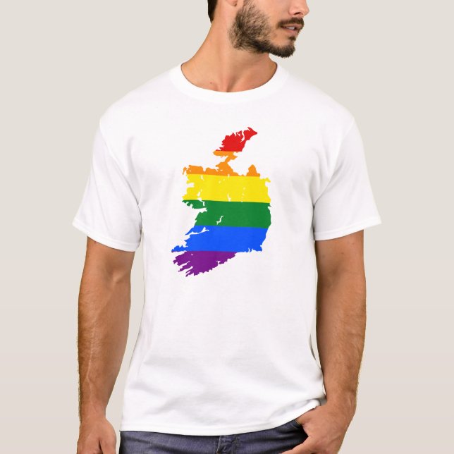 RAINBOW IRELAND. CUSTOMIZABLE: ADD YOUR OWN PHRASE T-Shirt (Front)