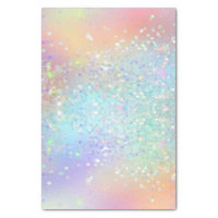 Pretty Holographic Glitter Rainbow Wrapping Paper