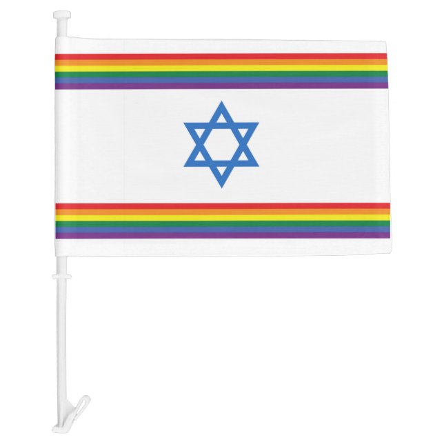 Rainbow Israel Pride Flag Small (Front)