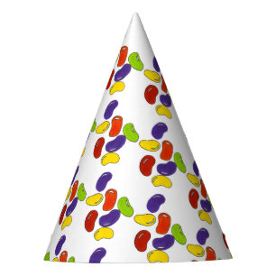Rainbow Jelly Bean Jellybean Easter Basket Candy Party Hat