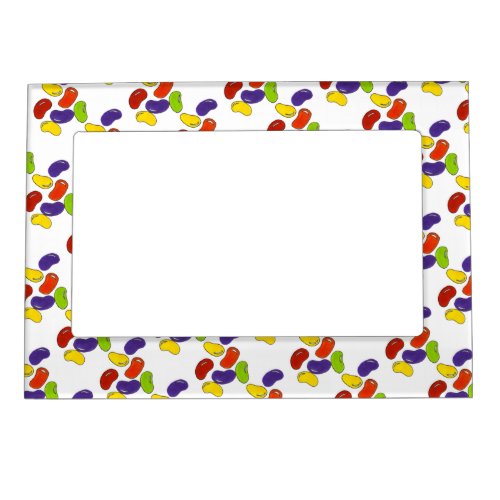 Rainbow Jelly Beans Easter Basket Candy Magnetic Frame