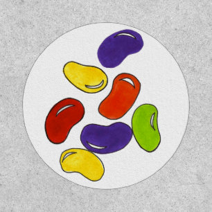 Rainbow Jelly Beans Easter Candy Confection Patch