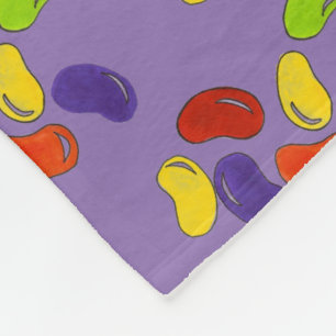 Rainbow Jelly Beans Jellybeans Easter Candy Sweets Fleece Blanket