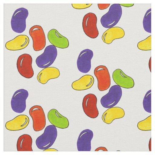 Rainbow Jellybean Jelly Bean Beans Candy Fabric