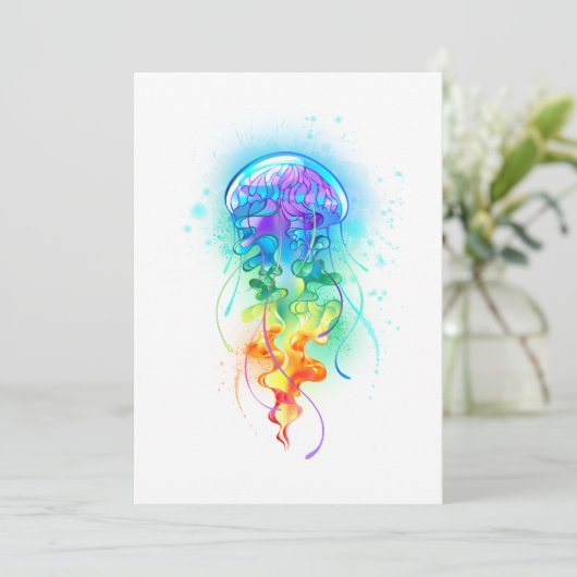 Rainbow jellyfish (Standing Front)