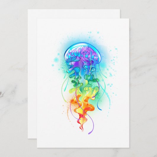 Rainbow jellyfish (Front/Back)