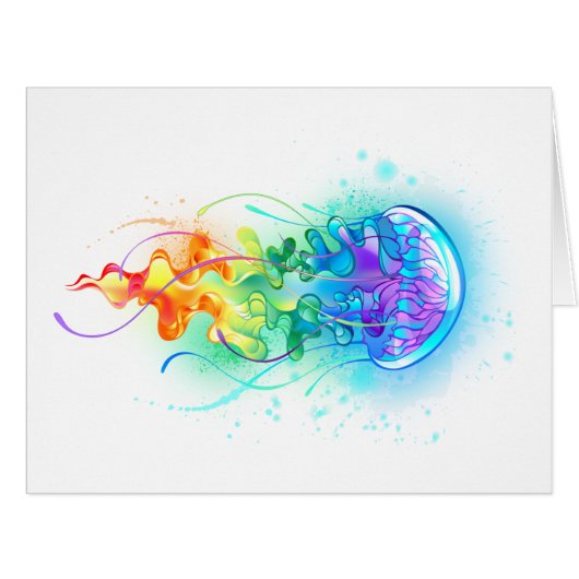 Rainbow jellyfish (Front Horizontal)