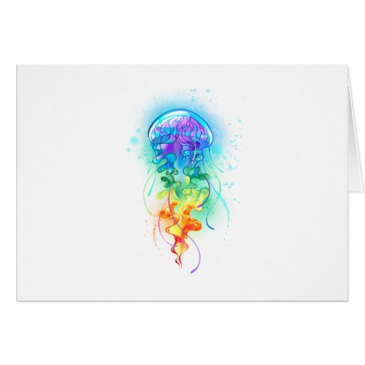 Rainbow jellyfish (Front Horizontal)