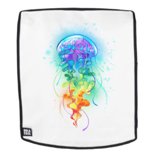 Rainbow jellyfish backpack